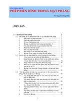 phép biến hình trong mặt phẳng