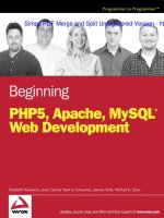 Beginning PHP5, Apache, and MySQL Web Development split phần 1 doc