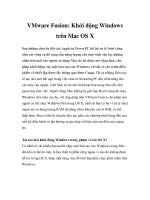 VMware Fusion: Khởi động Windows trên Mac OS X ppsx