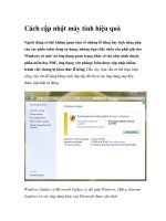 Cách cập nhật máy tính hiệu quảNgười dùng có thể không quan tâm về những pps