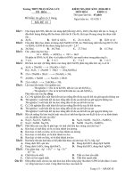 KIỂM TRA HỌC KÌ II (2010-2011) MÔN HÓA KHỐI 12 MÃ ĐỀ 03 pot