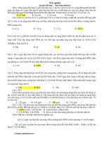 Trắc nghiệm chuyên đề toán - bảo toàn electron pdf