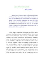 QUẢN LÝ PHÁT TRIỂN VĂN HÓA docx