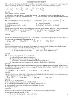 KIỂM TRA HKII MÔN VẬT LÝ pdf