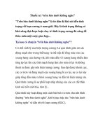 Thuốc trị “trên bảo dưới không nghe” pptx