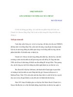 NHIỆT ĐỚI BUỒN: LỜI CẢNH BÁO VẪN NÓNG SAU NỬA THẾ KỶ NGUYÊN NGỌC pdf