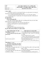 Giáo án lý: sự phụ thuộc của dòng điện vào hiệu điện thế 2 đầu dây dẫn