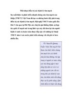 Mũi nhọn điều trị các bệnh lý tim mạch doc