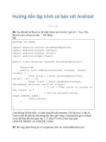 Giáo trình hình thành ứng dụng tícch hợp cài đặt Androi với Eclipse p4 ppt