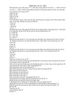 KIỂM TRA VẬT LÝ 1 TIẾT pptx