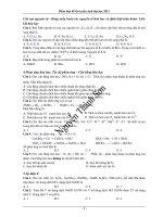 Phân loại đề thi tuyển sinh đại học 2011 doc