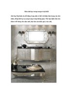 Màu ánh bạc trong trang trí nội thất pptx