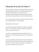 Những phím tắt cực độc trên Windows 7 pot