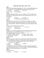 KIỂM TRA HÓA HỌC 1 TIẾT – ĐỀ 5 pot