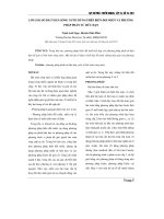 lời giải bài tóan sóng nước dùng phép biến đổi miền và phương pháp phần tử hữu hạn