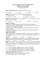 ĐỀ THAM KHẢO ÔN THI TỐT NGHIỆP THPT MÔN VẬT LÝ 12 – ĐỀ SỐ 5 ppsx