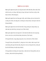 Y học cổ truyền kinh điển - sách Linh Khu: THIÊN 26: TẠP BỆNH docx