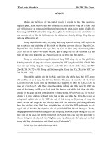 luận văn tốt nghiệp sinh Nghiên cứu bộ nhiễm sắc thể  một số loài trong chỉ Ráy và chỉ khoai môn