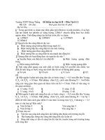 Đề Kiểm tra học kì II Môn Vật lí 12 - Mã 126 pot