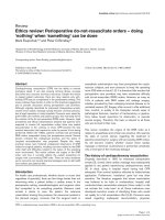 Ethics review: Perioperative do-not-resuscitate orders – doing ‘nothing’ when ‘something’ can be done docx