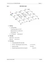 Thực hành tính kết cấu công trình STAAD.PRO 4 - Bài 5 potx