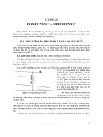 Giáo trình đo đạc và chỉnh lý số liệu thủy văn - Chương 2 ppsx