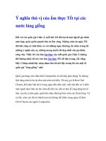 Ý nghĩa thú vị của ẩm thực Tết tại các nước láng giềng ppt