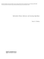 Information Theory, Inference, and Learning Algorithms phần 1 ppsx