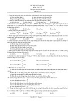 ĐỀ THI THỬ ĐẠI HỌC MÔN: VẬT LÝ - Mã đề: 435 pdf
