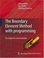 The boundary element method with programming for engineers and scientists - phần 1 pps