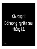 Slide - Đối tượng nghiên cứu thống kê doc