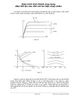 Giáo trình hình thành ứng dụng điện thế âm vào Jfet với tín hiệu xoay chiều p1 pdf