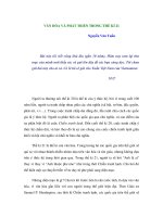 VĂN HÓA VÀ PHÁT TRIỂN TRONG THẾ KỈ 21 potx