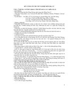 đề cương ôn thi tốt nghiệp môn địa lí