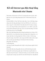 Kết nối Internet qua điện thoại bằng Bluetooth trên Ubuntu docx