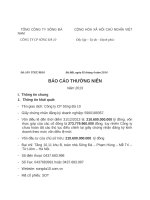 công ty cổ phần sông đà 10 báo cáo thường niên 2013