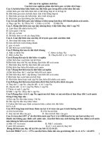 345 câu hỏi trắc nghiệm sinh học