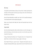 Lý Thuyết Bệnh Học: LÔNG QUẶM docx