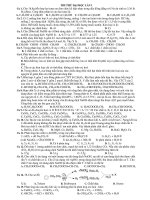 THI THỬ ĐẠI HỌC LẦN 1 potx