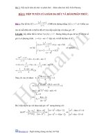 tiếp tuyến hàm đa thức và hàm phân thức