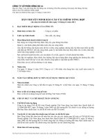 công ty cổ phần sông đà 11 bản THUYẾT MINH báo cáo tài CHÍNH TỔNG hợp cho năm tài chính kết thúc ngày 31 tháng 12 năm 2011