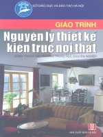 Giáo trình nguyên lý thiết kế kiến trúc nội thất part 1 pot
