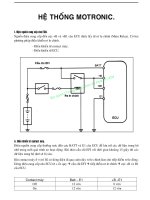 Giáo trình thực tập động cơ xăng II - Phần 7 pptx