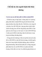 Chế độ ăn cho người bệnh đái tháo đường docx