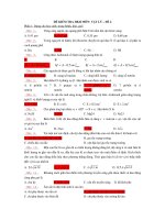 ĐỀ KIỂM TRA HKII MÔN: VẬT LÝ – ĐỀ 2 pptx