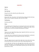 Lý Thuyết Dược Học: DI ĐƯỜNG docx