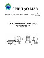 TẬP SAN CLB CHẾ TẠO MÁY 6 pptx