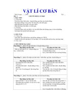 giáo án vật lí 10 cơ bản