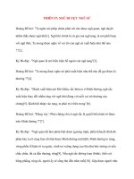 Y học cổ truyền kinh điển - sách Linh Khu: THIÊN 37: NGŨ DUYỆT NGŨ SỨ pptx