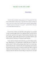 NHÂN HỌC VĂN HÓA, MỘT VÀ NHIỀU pdf